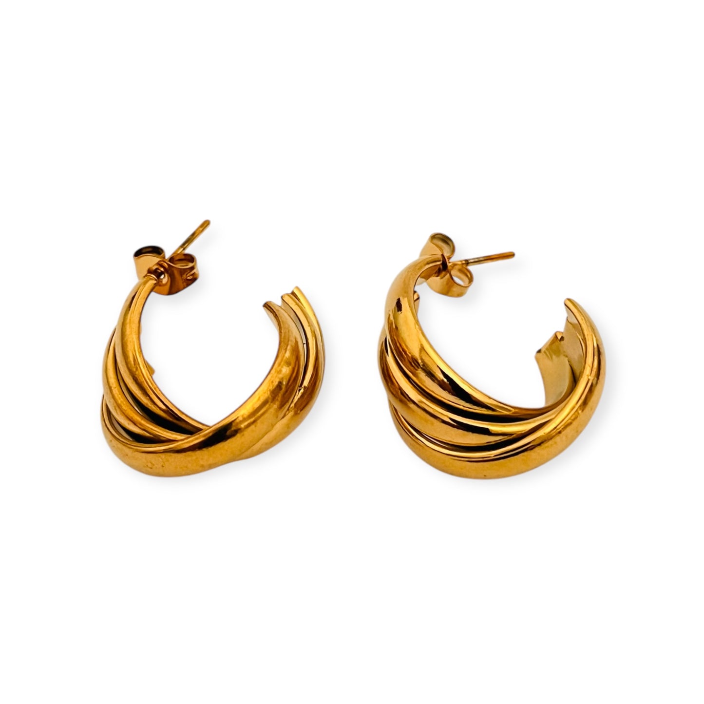 Orecchini Triple Twisted