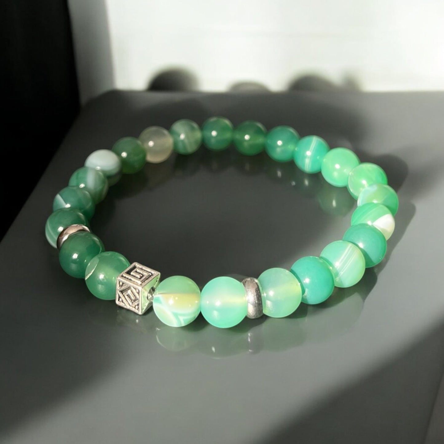 Bracciale Agata Verde