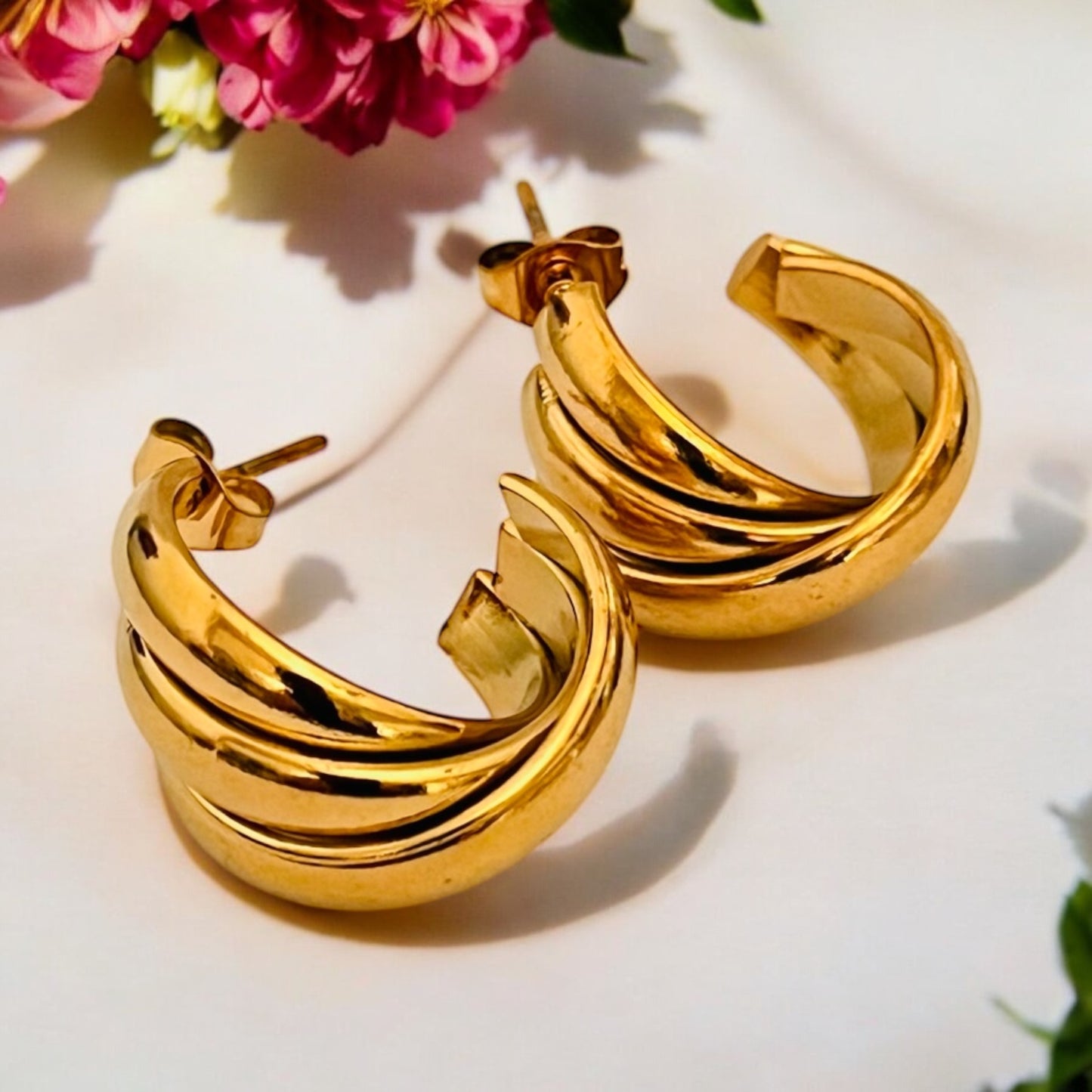 Orecchini Triple Twisted