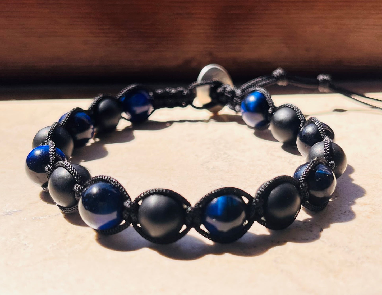 Bracciale Shamballa Nero Azzurri