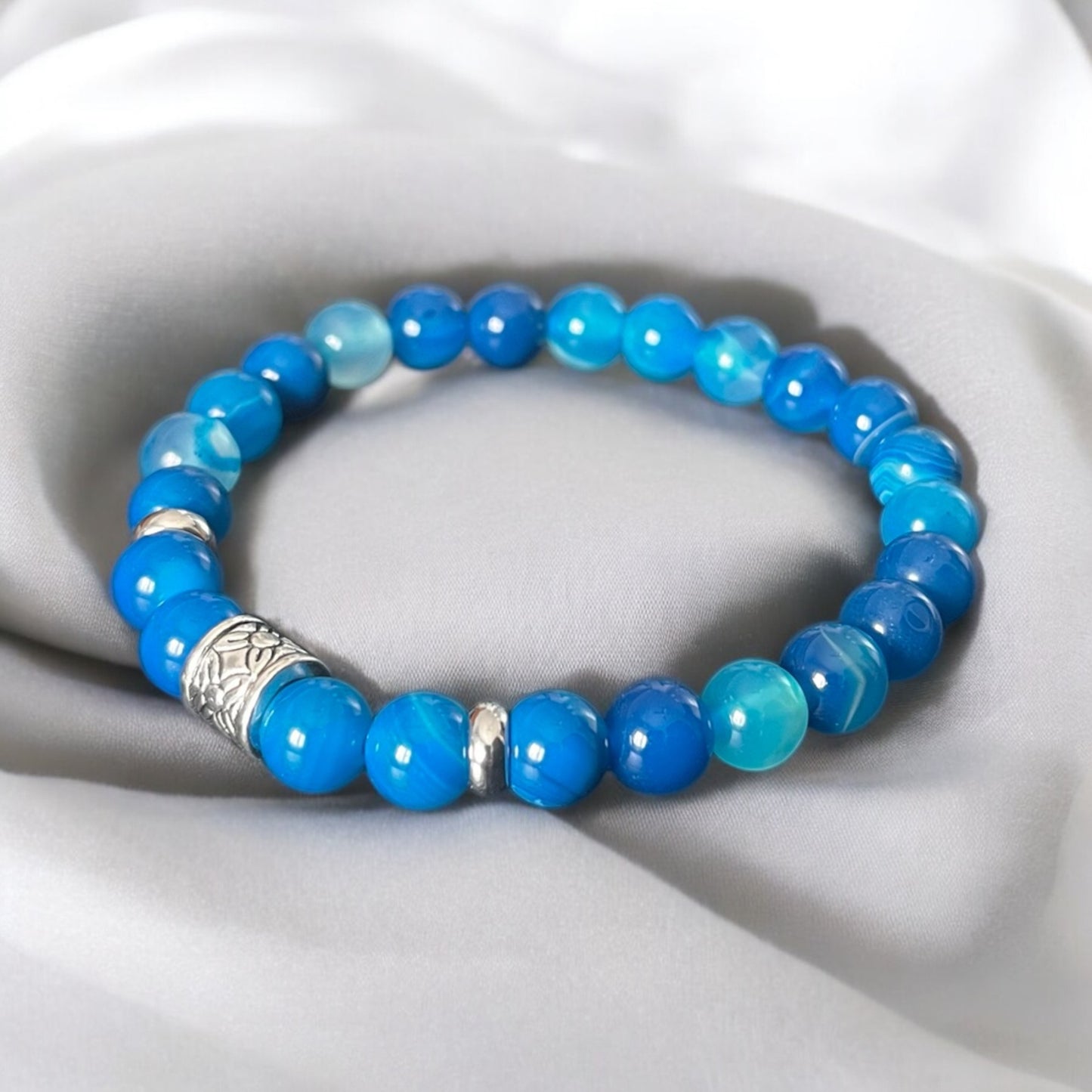 Bracciale Agata Blue