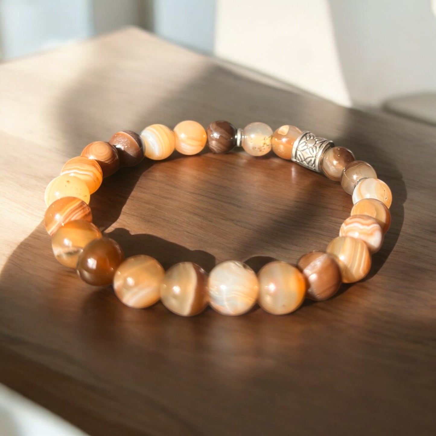 Bracciale Agata Marrone