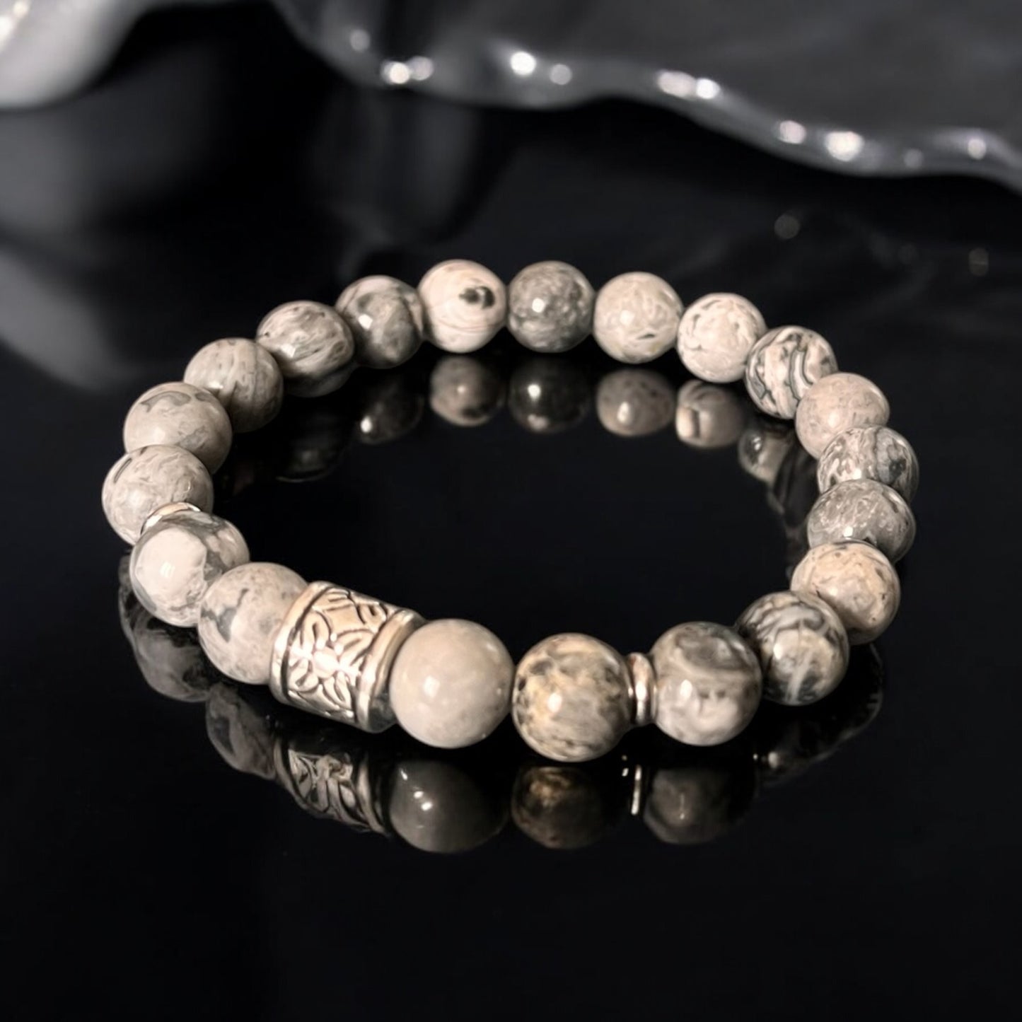Bracciale Diaspro Grey