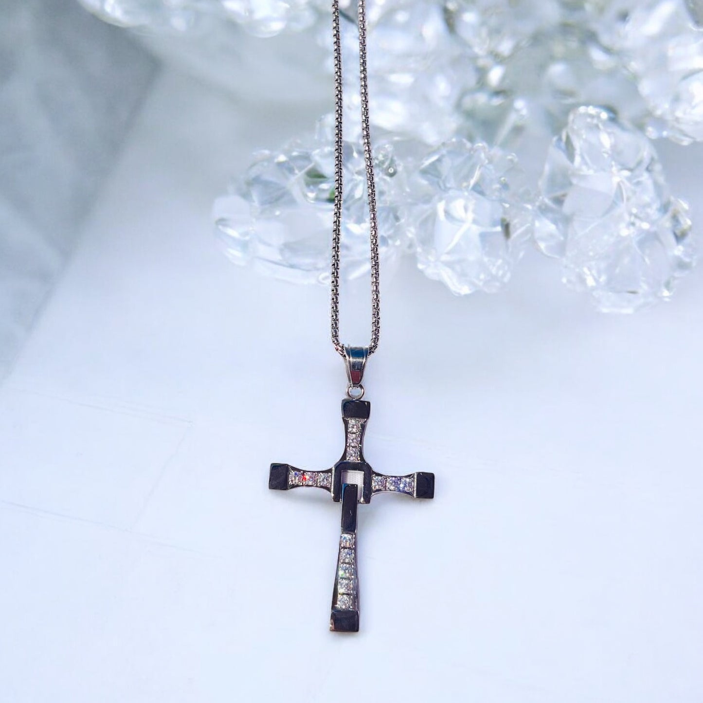 Collana GLITTER CROSS