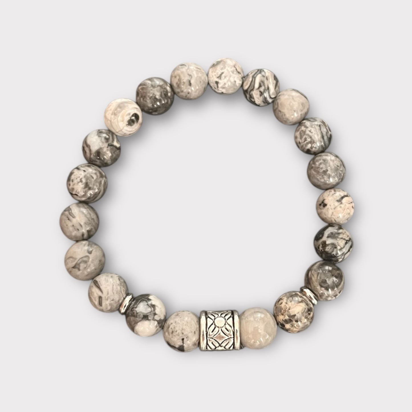 Bracciale Diaspro Grey
