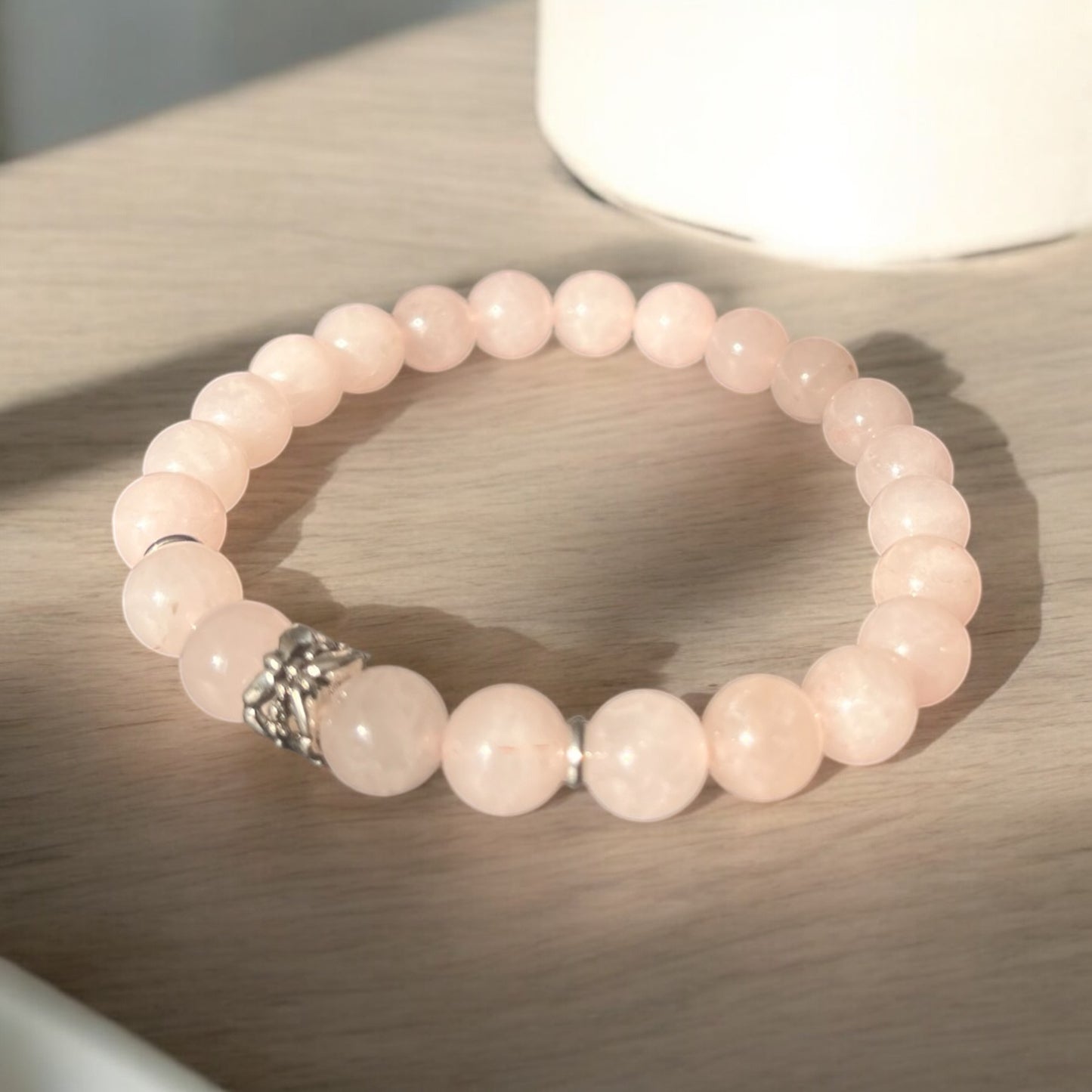 Bracciale Quarzo Rosa