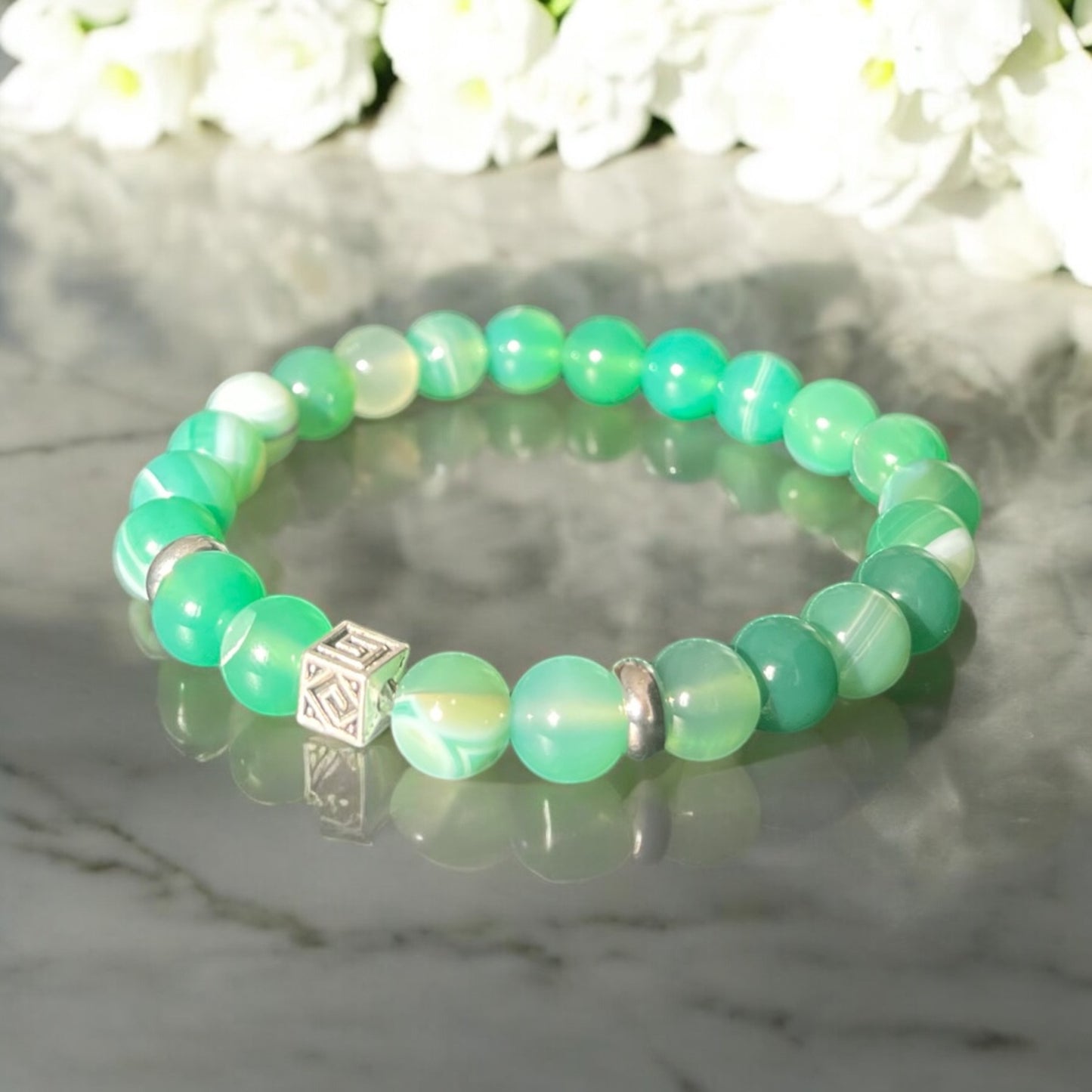 Bracciale Agata Verde