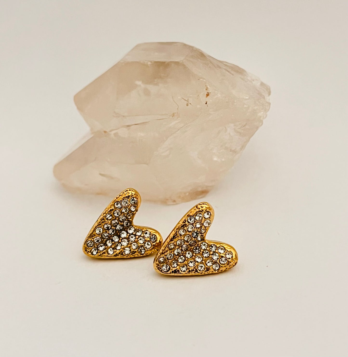Orecchini Heart Pavé