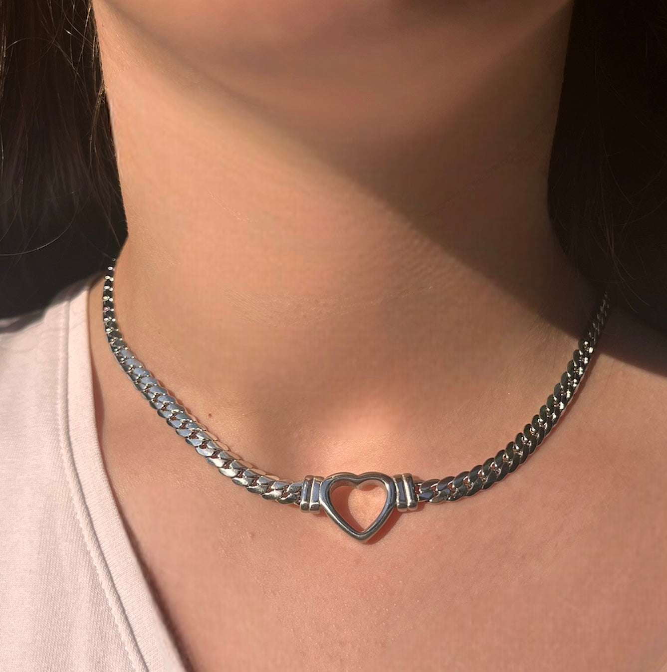 Collana Choker Cuore