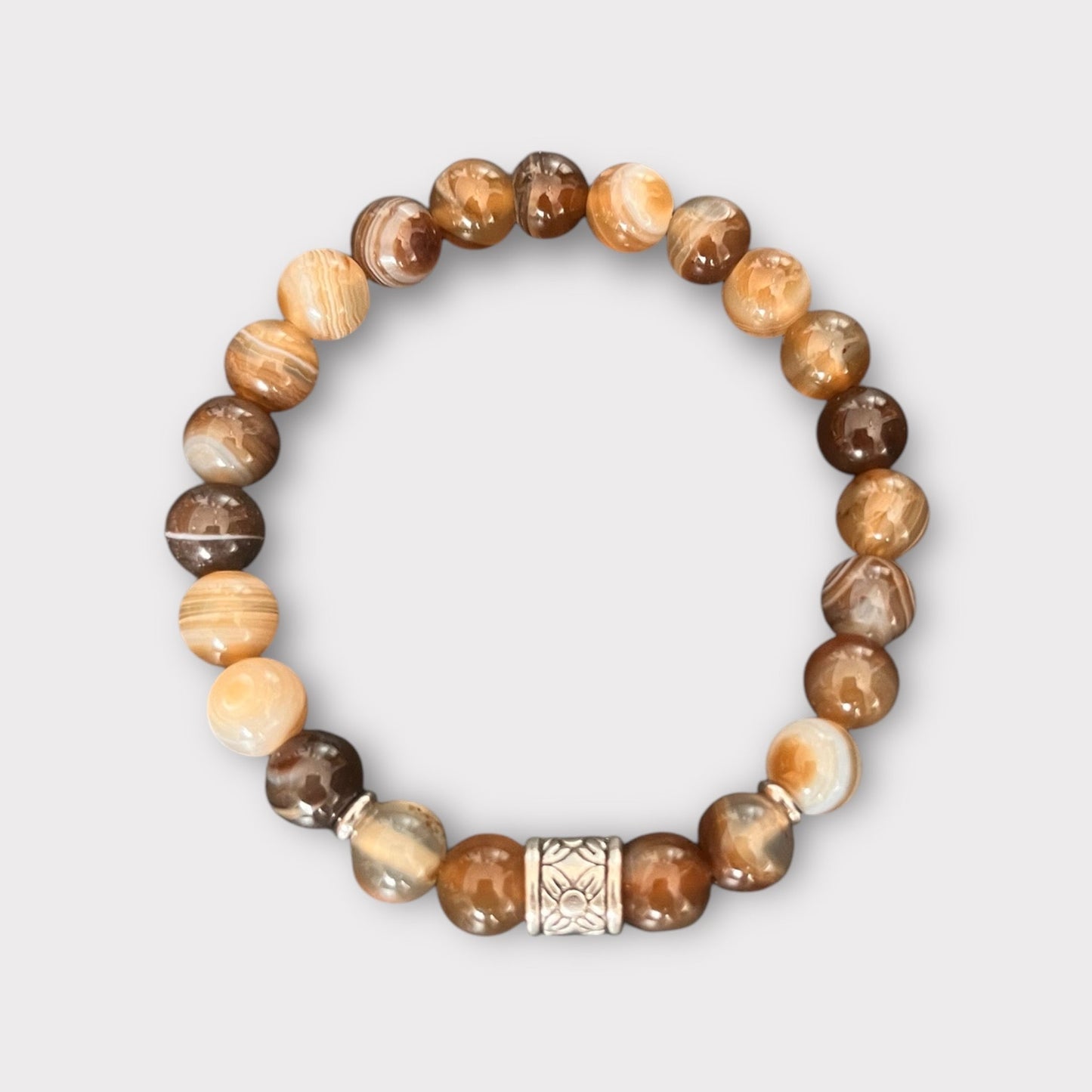 Bracciale Agata Marrone