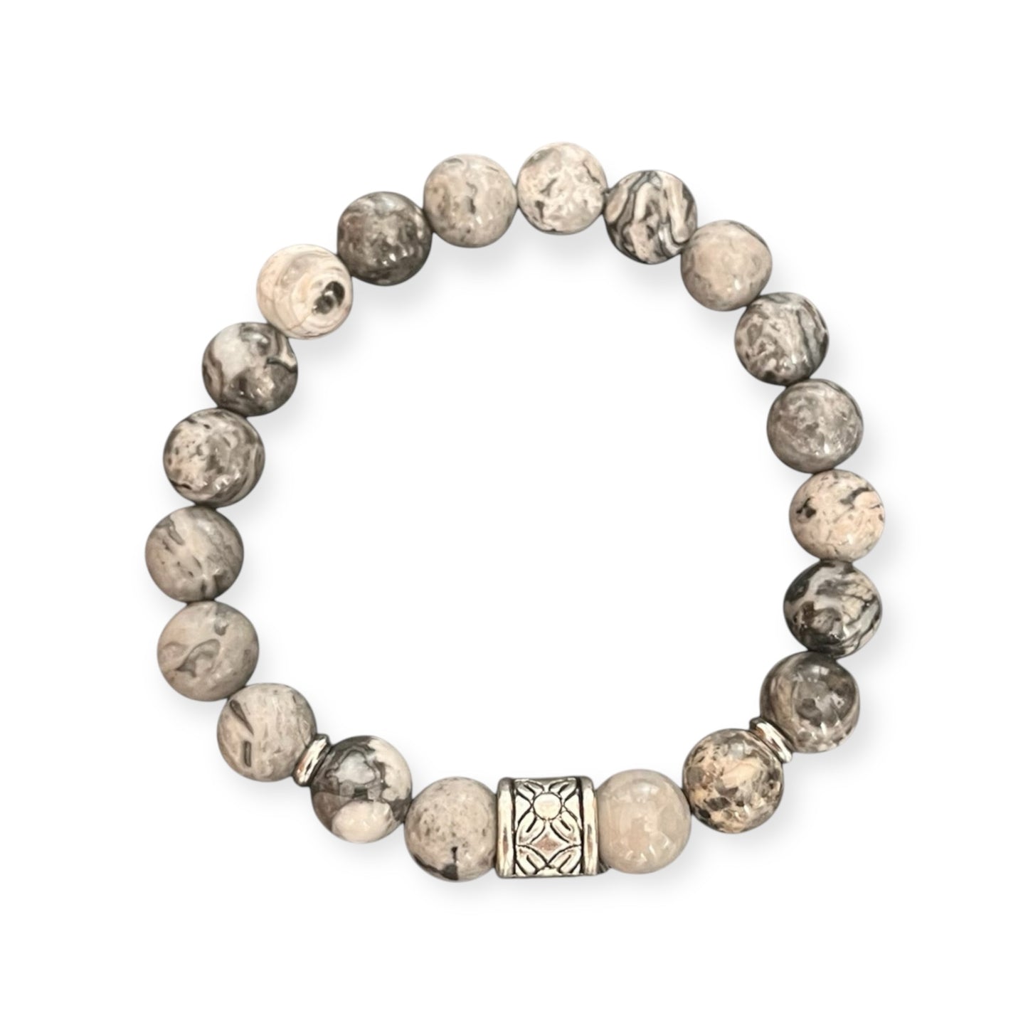 Bracciale Diaspro Grey