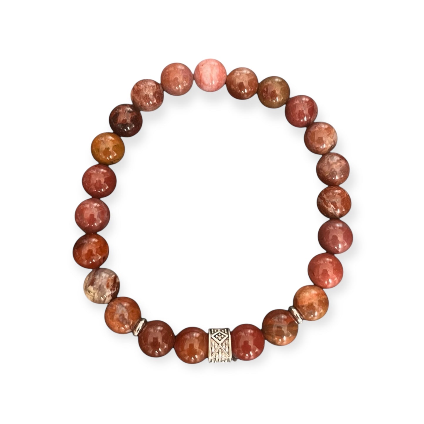 Bracciale Diaspro Marron-Rosé