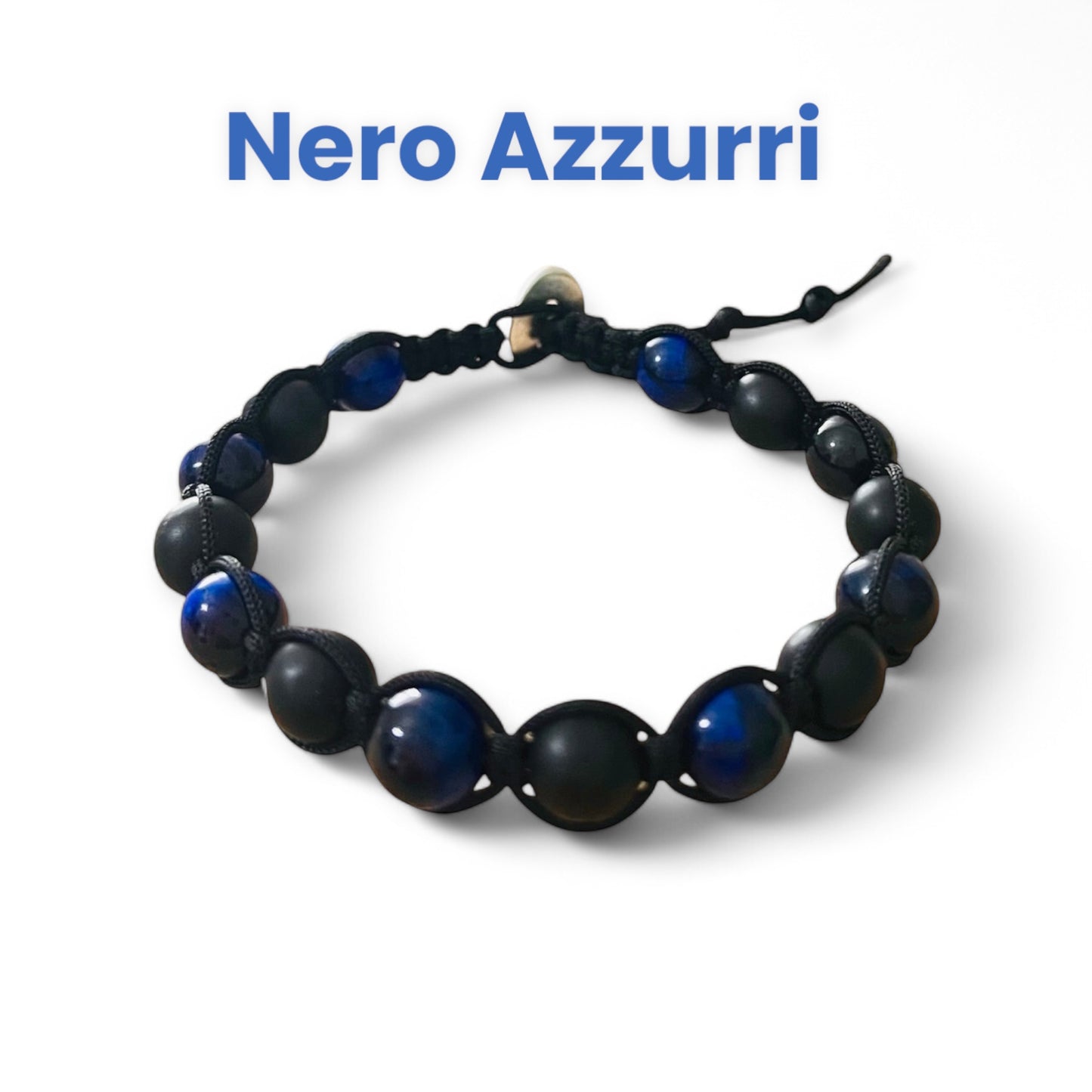 Bracciale Shamballa Nero Azzurri