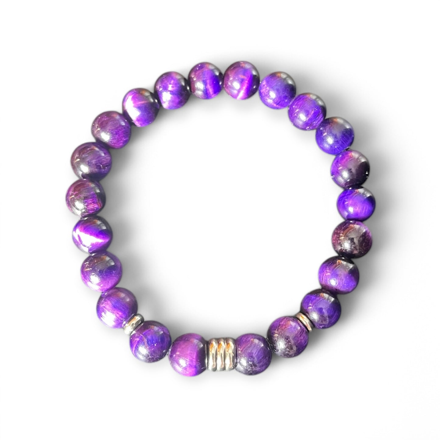 Bracciale Occhio di Tigre Viola