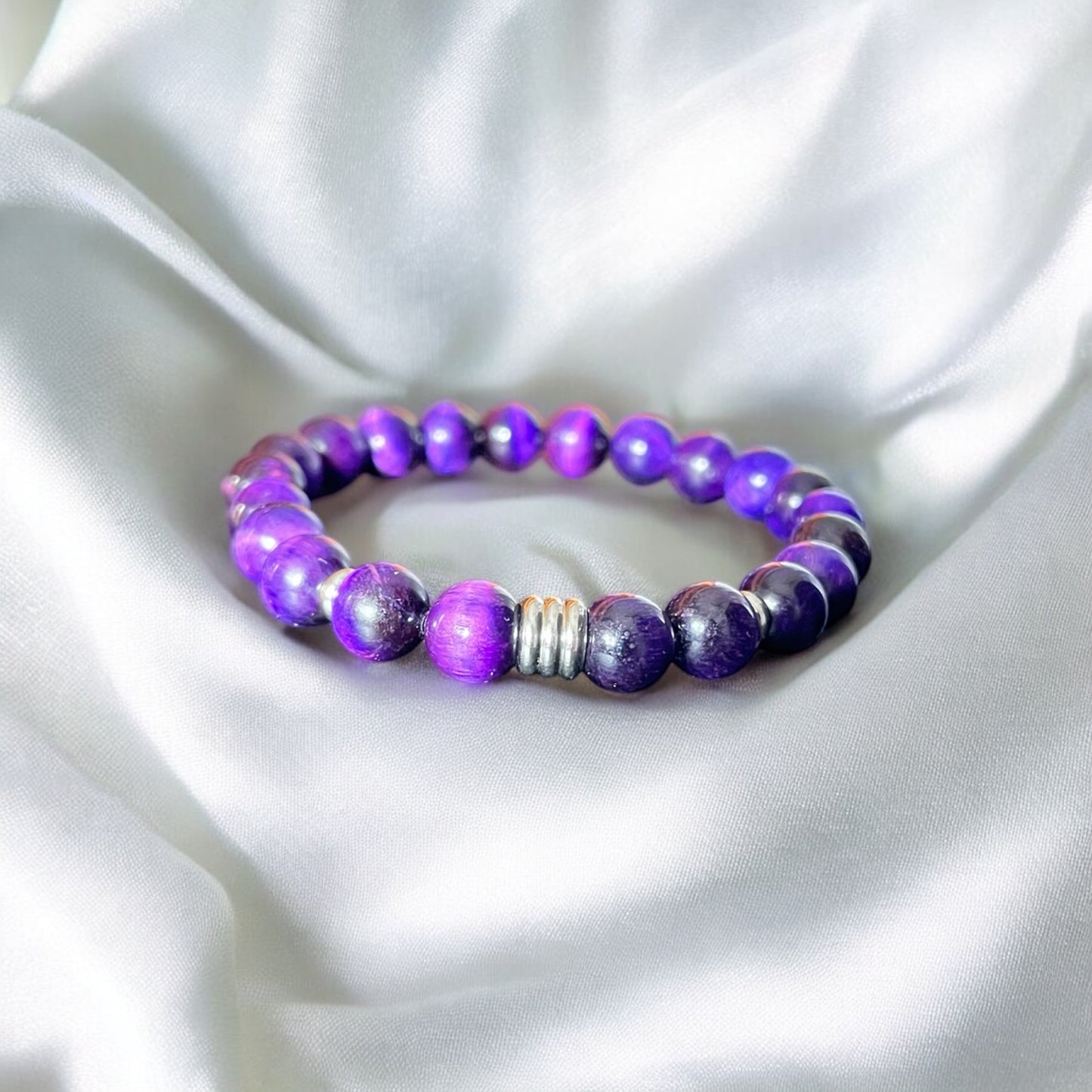 Bracciale Occhio di Tigre Viola