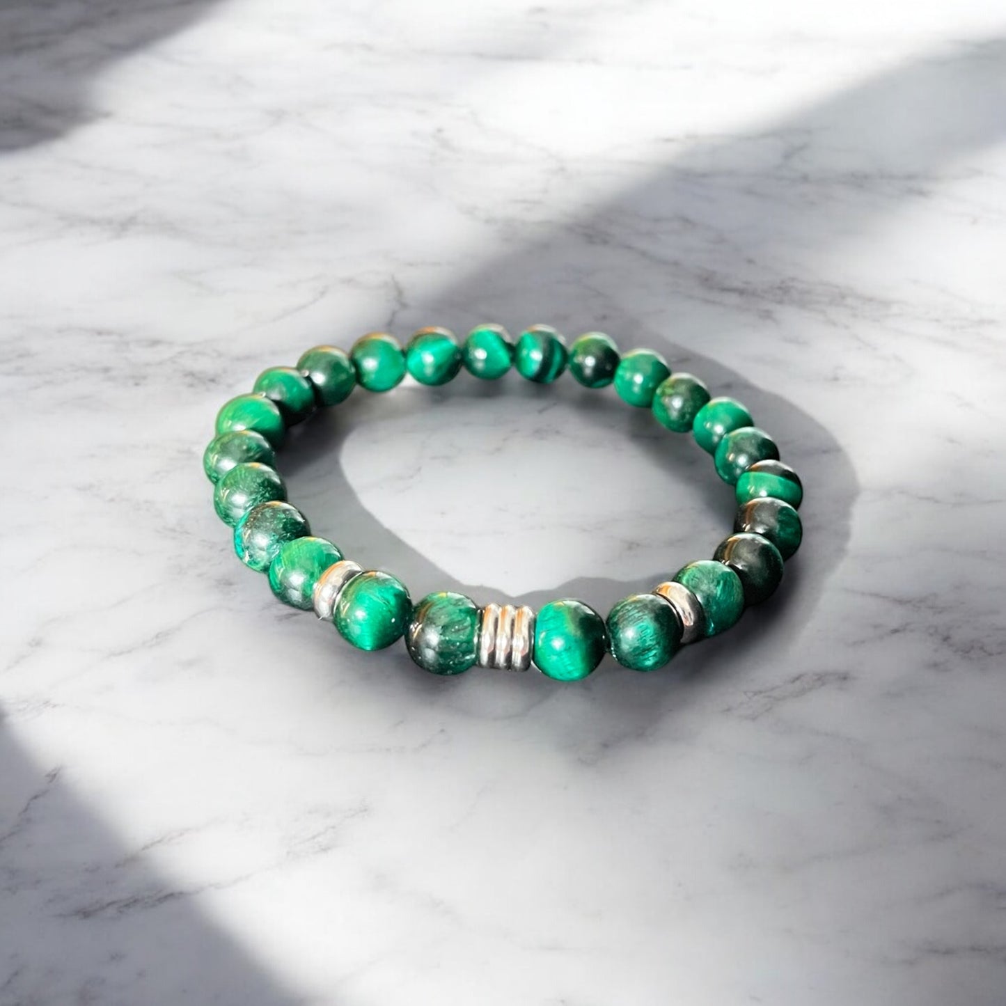 Bracciale Occhio di Tigre Verde