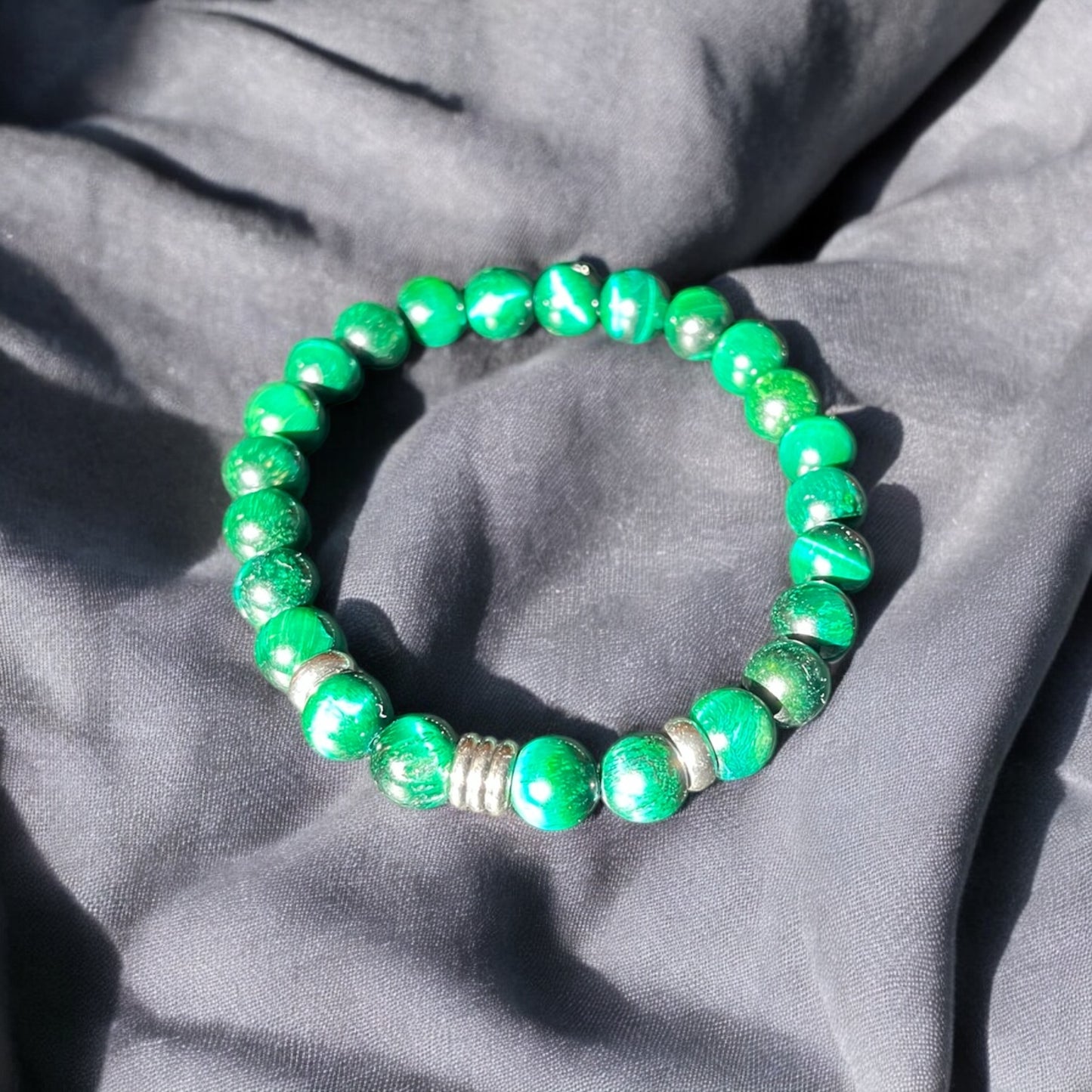 Bracciale Occhio di Tigre Verde