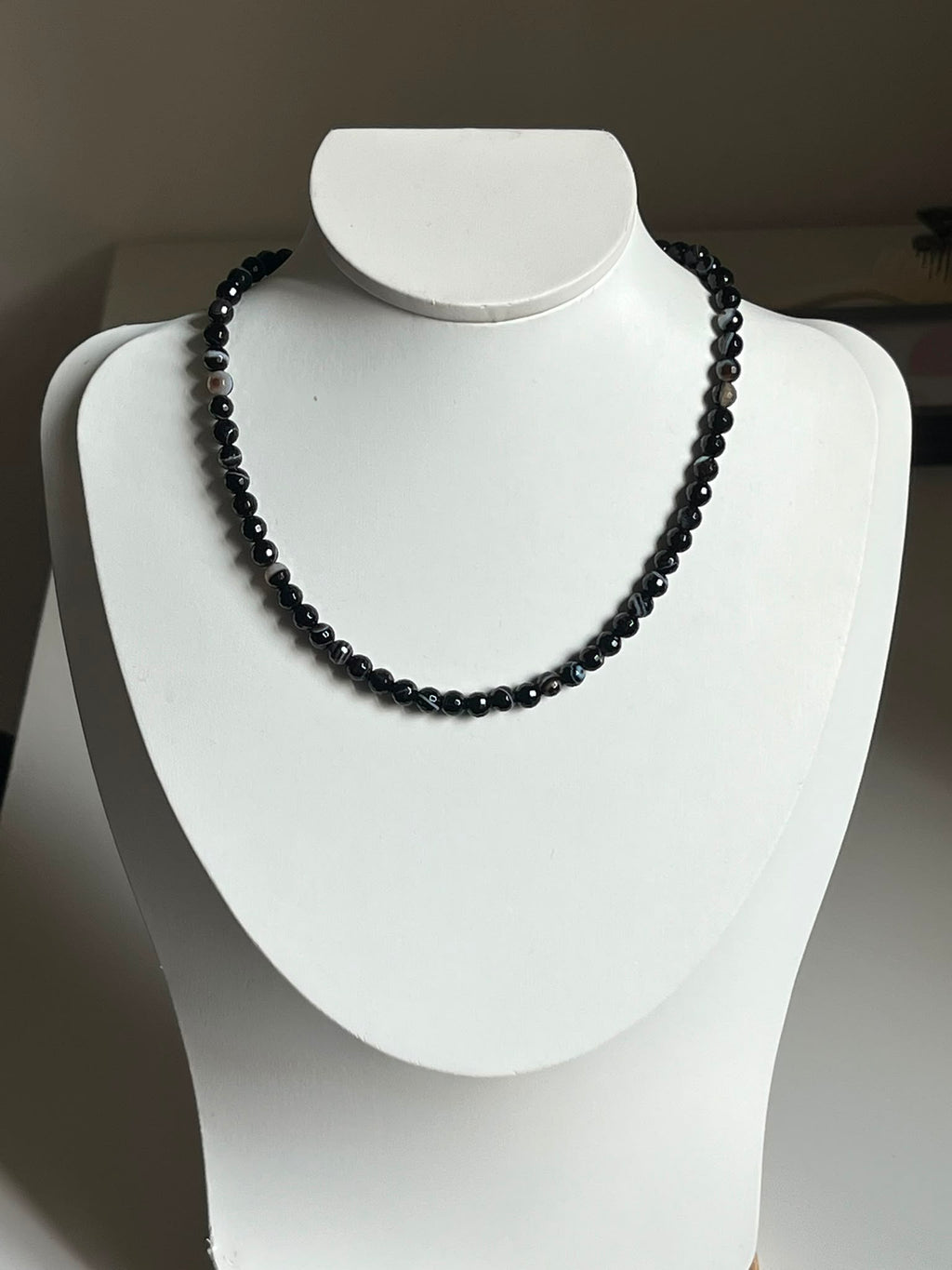 Collana Agata Nera