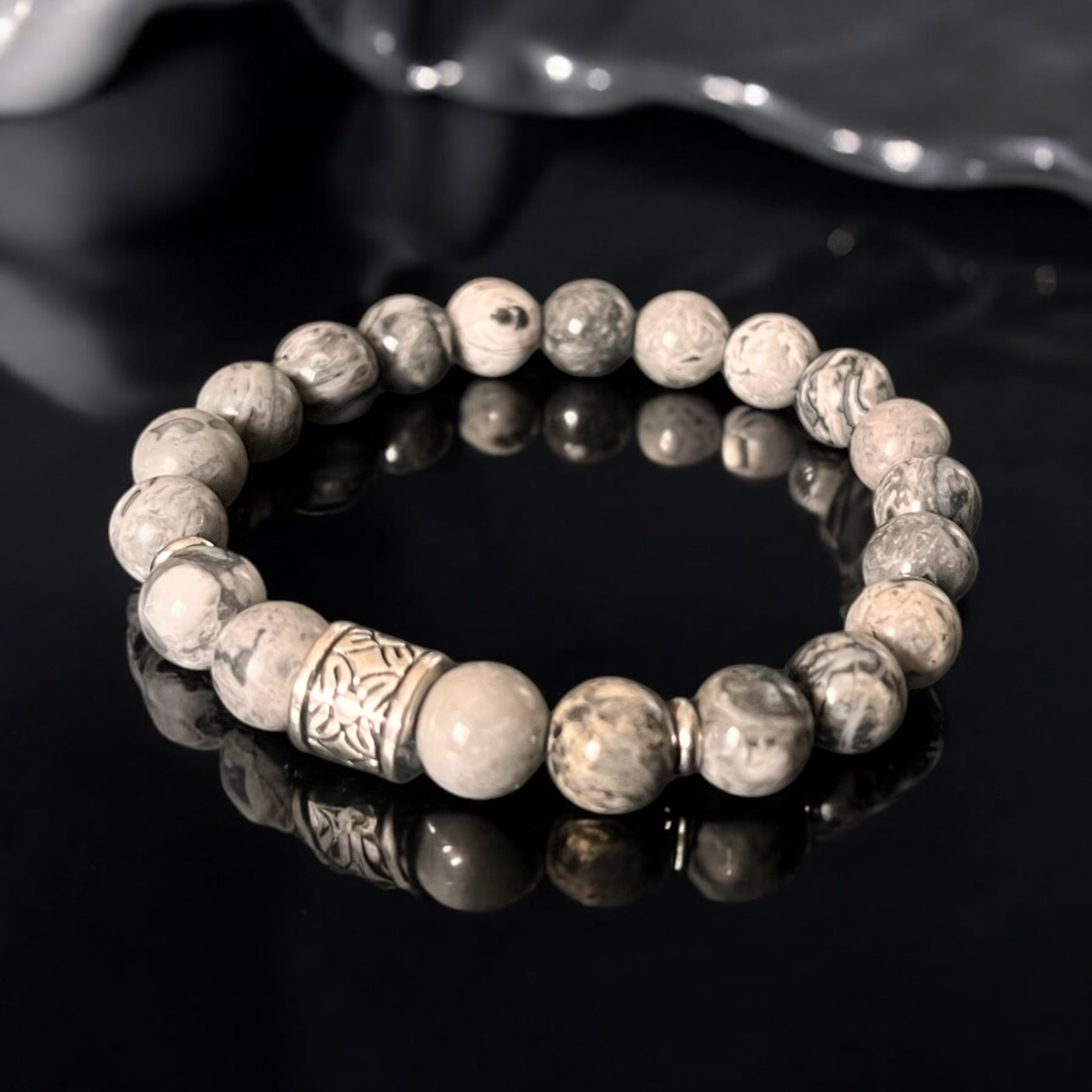 Bracciale Diaspro Grey