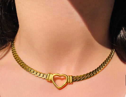 Collana Choker Cuore