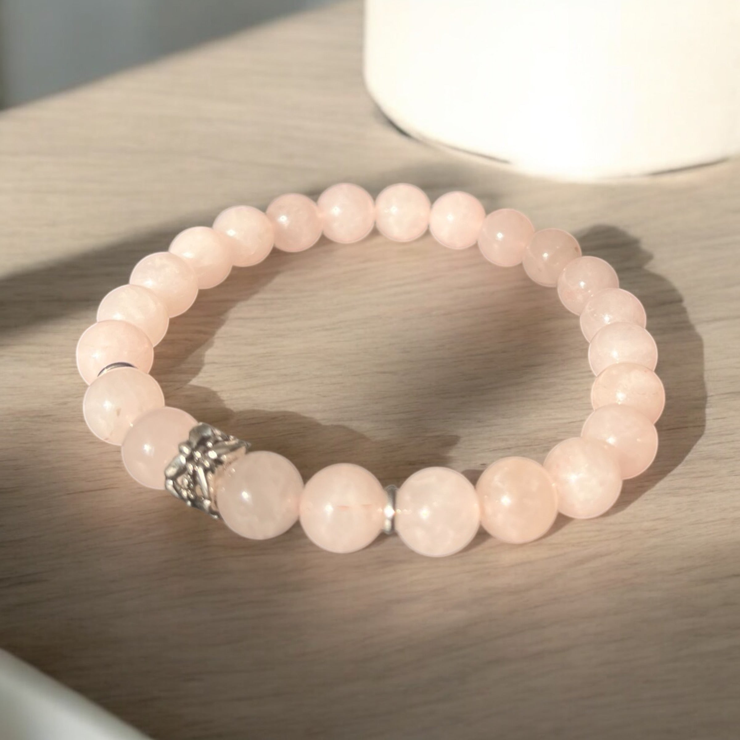 Bracciale Quarzo Rosa