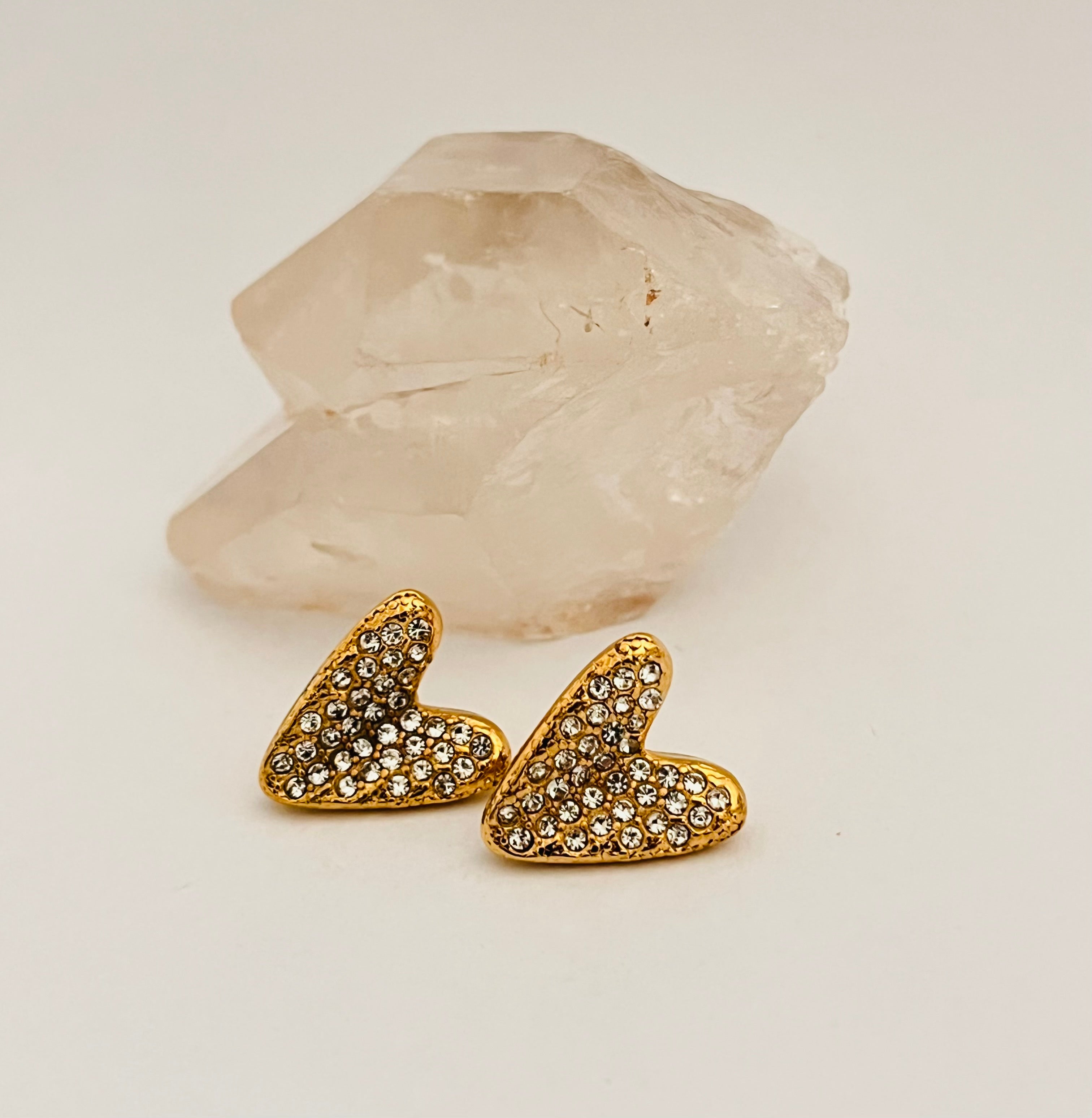 Orecchini Heart Pavé