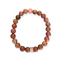 Bracciale Diaspro Marron-Rosé