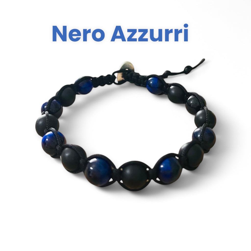 Bracciale Shamballa Nero Azzurri