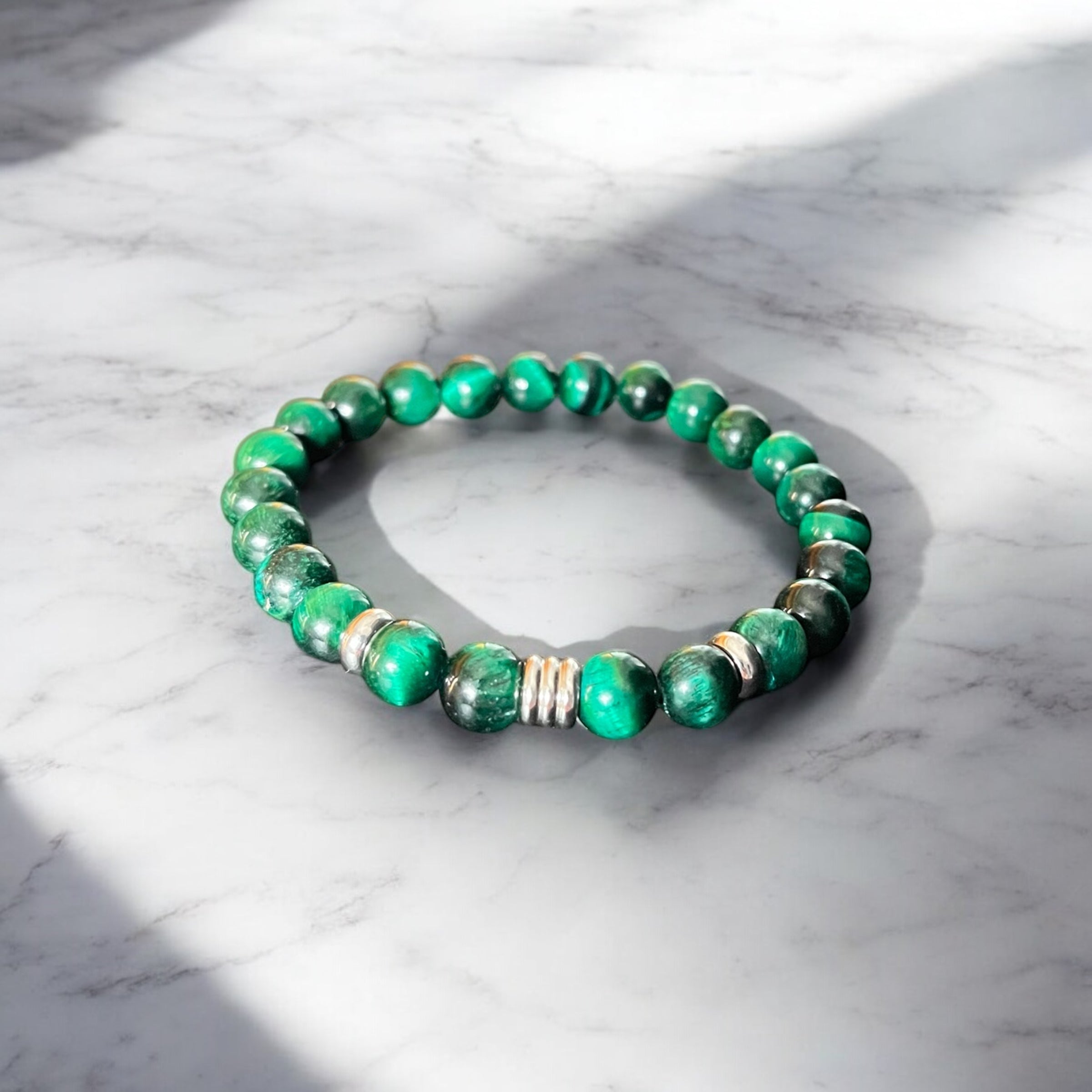 Bracciale Occhio di Tigre Verde
