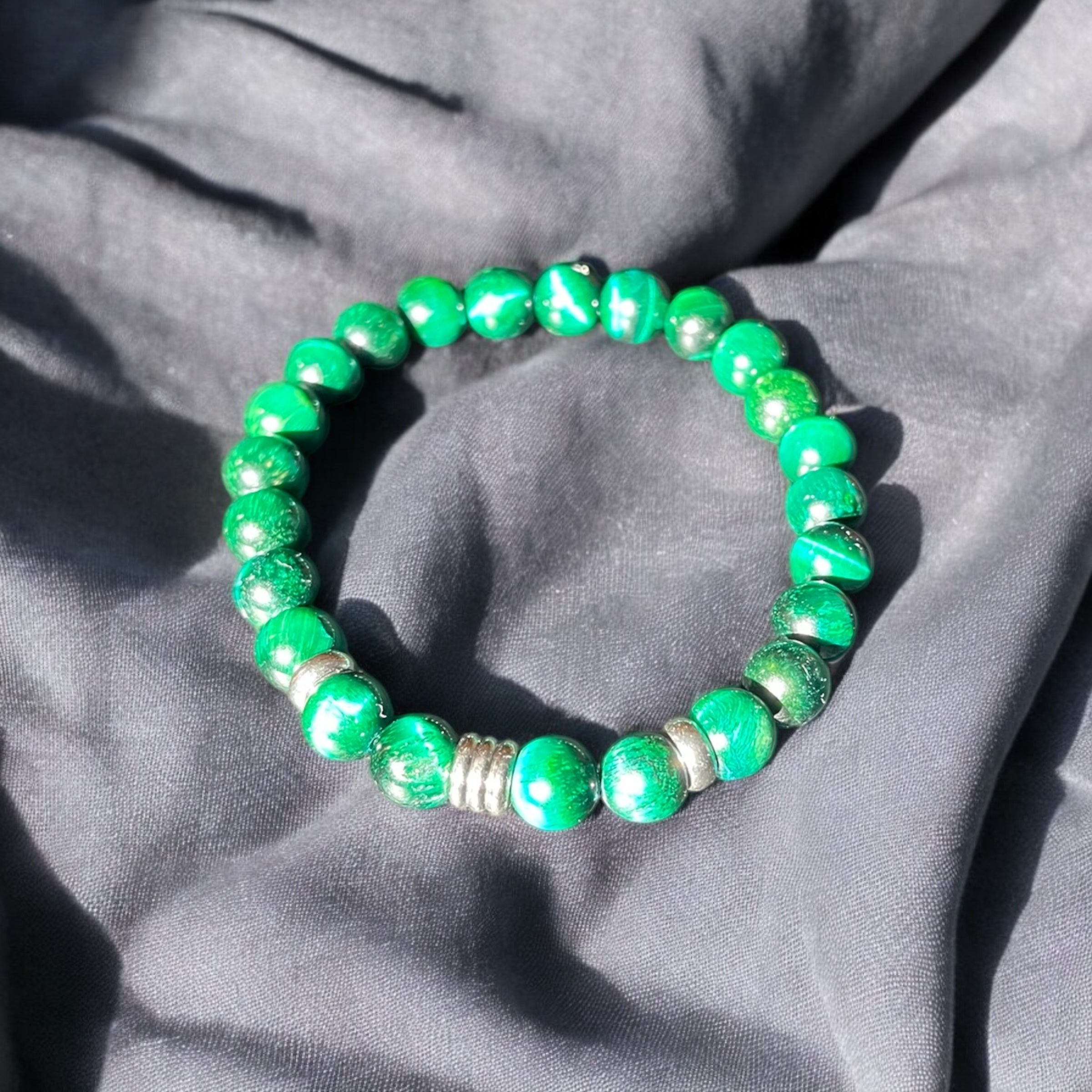 Bracciale Occhio di Tigre Verde