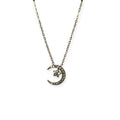 Collana Moon Pavé